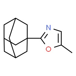 Oxazole, 5-methyl-2-tricyclo[3.3.1.13,7]dec-1-yl- (9CI) structure