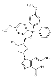 5'-O-(4,4'-二甲氧基三苯甲基)-2'-脱氧鸟苷图片