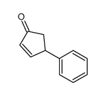 4-phenylcyclopent-2-en-1-one结构式