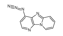 4-azidodipyrido[1,2-a:3',2'-d]imidazole结构式
