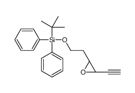 tert-butyl-[2-[(2S,3S)-3-ethynyloxiran-2-yl]ethoxy]-diphenylsilane结构式