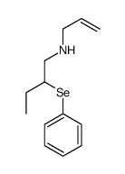 2-phenylselanyl-N-prop-2-enylbutan-1-amine Structure