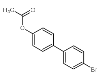 [1,1'-Biphenyl]-4-ol,4'-bromo-, 4-acetate structure