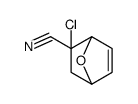 5-chloro-7-oxabicyclo[2.2.1]hept-2-ene-5-carbonitrile结构式