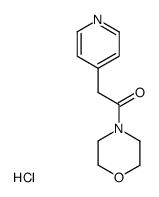 4-pyridineacetomorpholide hydrochloride Structure