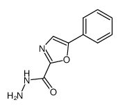 5-phenyl-2-oxazolecarbonylhydrazine Structure