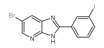 6-BROMO-2-(3-IODO-PHENYL)-3H-IMIDAZO[4,5-B]PYRIDINE结构式