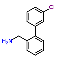 3'-CHLOROBIPHENYL-2-METHYLAMINE结构式
