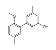 3-(2-methoxy-5-methylphenyl)-5-methylphenol Structure