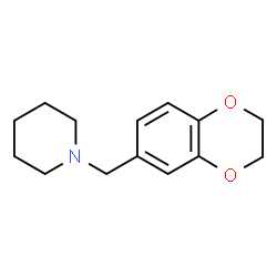 Piperidine,1-(1,4-benzodioxan-6-ylmethyl)- (5CI) Structure