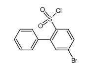 5-bromo-biphenyl-2-sulfonyl chloride Structure