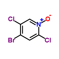 4-Bromo-2,5-dichloropyridine 1-oxide Structure