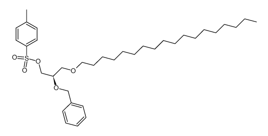 (R)-1-O-octadecyl-2-O-benzyl-3-(p-toluenesulfonyl)glycerol Structure