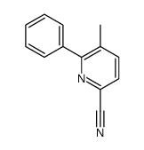 2-Cyano-5-methyl-6-phenylpyridine structure