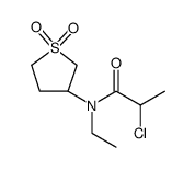 2-CHLORO-N-(1,1-DIOXIDOTETRAHYDROTHIEN-3-YL)-N-ETHYLPROPANAMIDE picture