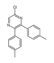 5-chloro-2,3-bis(4-methylphenyl)pyrazine Structure