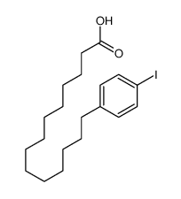 14-(4-iodophenyl)tetradecanoic acid Structure