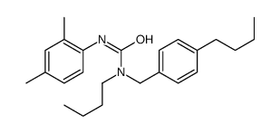 1-butyl-1-[(4-butylphenyl)methyl]-3-(2,4-dimethylphenyl)urea Structure