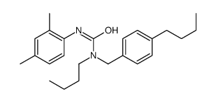 1-butyl-1-[(4-butylphenyl)methyl]-3-(2,4-dimethylphenyl)urea结构式