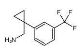 [1-[3-(trifluoromethyl)phenyl]cyclopropyl]methanamine Structure