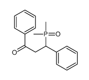 3-dimethylphosphoryl-1,3-diphenylpropan-1-one Structure