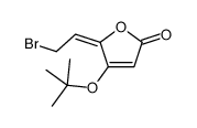 5-(2-bromoethylidene)-4-[(2-methylpropan-2-yl)oxy]furan-2-one Structure