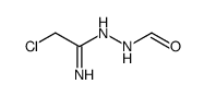 N-formyl-2-chloroacetamidohydrazone结构式