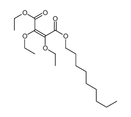 1-O-ethyl 4-O-nonyl 2,3-diethoxybut-2-enedioate Structure