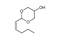(Z)-2-hexen-1-al glyceryl acetal结构式