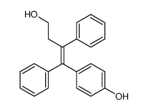 4-(4-hydroxyphenyl)-3,4-diphenyl-but-3-en-1-ol Structure