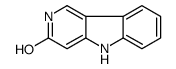 5H-吡啶并(4,3-b)吲哚-3-醇结构式