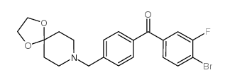 4-BROMO-4'-[8-(1,4-DIOXA-8-AZASPIRO[4.5]DECYL)METHYL]-3-FLUOROBENZOPHENONE picture