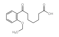 7-(2-ethoxyphenyl)-7-oxoheptanoic acid结构式
