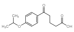 5-(4-ISOPROPOXYPHENYL)-5-OXOPENTANOIC ACID structure