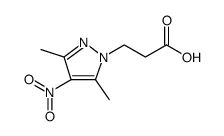 3-(3,5-dimethyl-4-nitro-1H-pyrazol-1-yl)propanoic acid Structure