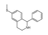 6-methylsulfanyl-1-phenyl-1,2,3,4-tetrahydroisoquinoline Structure