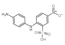 4'-氨基-4-硝基二苯胺-2-磺酸结构式