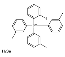 (2-iodophenyl)-tris(3-methylphenyl)phosphanium,selenium Structure