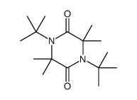 1,4-ditert-butyl-3,3,6,6-tetramethylpiperazine-2,5-dione结构式