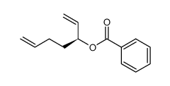 benzoic acid (S)-1-vinyl-pent-4-en-1-yl ester结构式