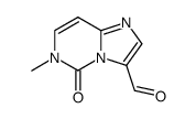 6-Methyl-3-formylimidazo<1,2-c>pyrimidin-5(6H)-one结构式