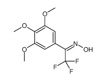 N-[2,2,2-trifluoro-1-(3,4,5-trimethoxyphenyl)ethylidene]hydroxylamine Structure