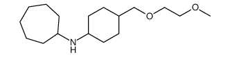 N-[4-(2-methoxyethoxymethyl)cyclohexyl]cycloheptanamine Structure