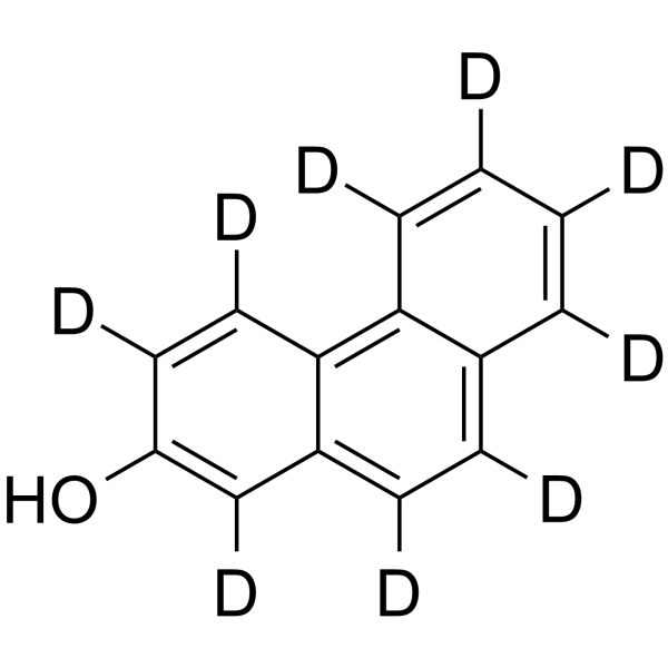 2-Phenanthrol-d9结构式