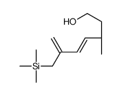 (3S)-3-methyl-6-(trimethylsilylmethyl)hepta-4,6-dien-1-ol Structure