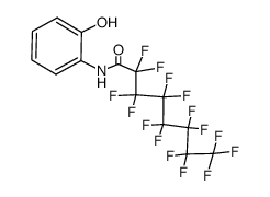 2,2,3,3,4,4,5,5,6,6,7,7,8,8,8-Pentadecafluoro-octanoic acid (2-hydroxy-phenyl)-amide结构式