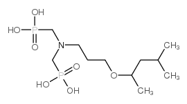 [[[3-(1,3-dimethylbutoxy)propyl]imino]bis(methylene)]bisphosphonic acid Structure