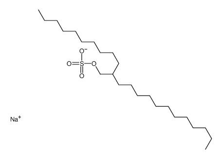 sodium 2-decyltetradecyl sulphate structure