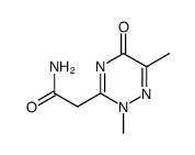 2-(2,6-dimethyl-2,5-dihydro-5-oxo-1,2,4-triazin-3-yl)acetamide结构式