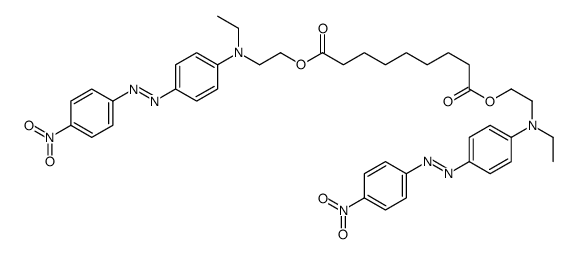 bis[2-[N-ethyl-4-[(4-nitrophenyl)diazenyl]anilino]ethyl] nonanedioate Structure